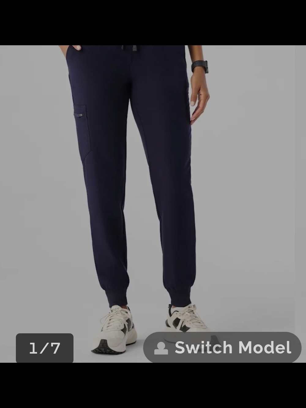 Figs Navy Cargo Jogger Pants